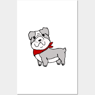 Bulldog Cartoon Posters and Art